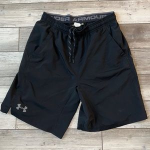 Black Under Armour athletic shorts!